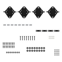 MNT KIT ROOF TOP TENT SQ/HD ARB : Tente de toit robuste 4x4